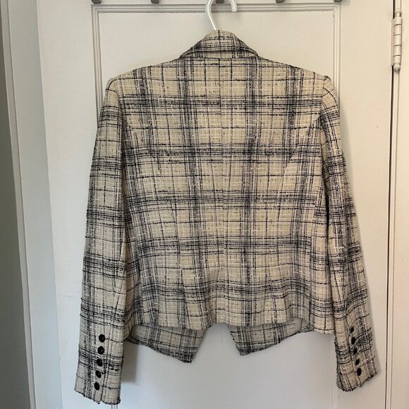 L'Agence Tweed Blazer Size 6 - Picture 4 of 6